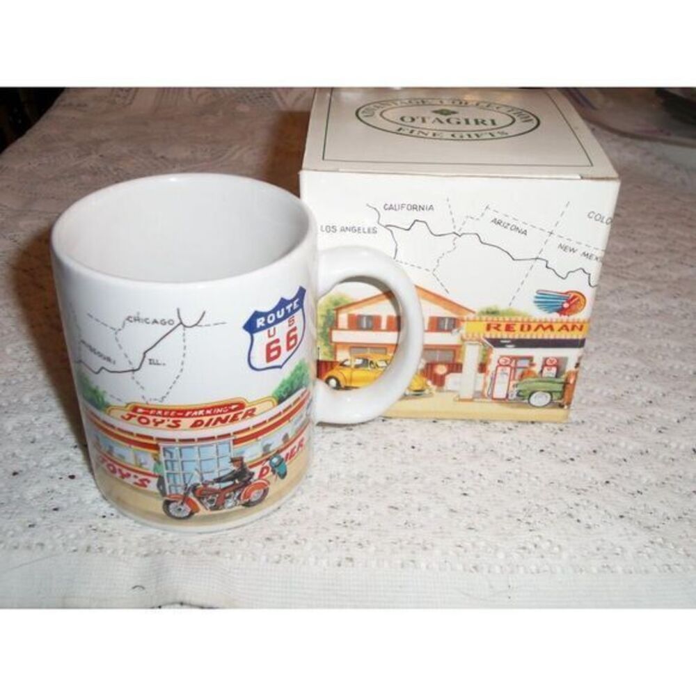 Otagiri Route 66‎ Commemorative Coffee Mug w/ Original Box Stanley Papel